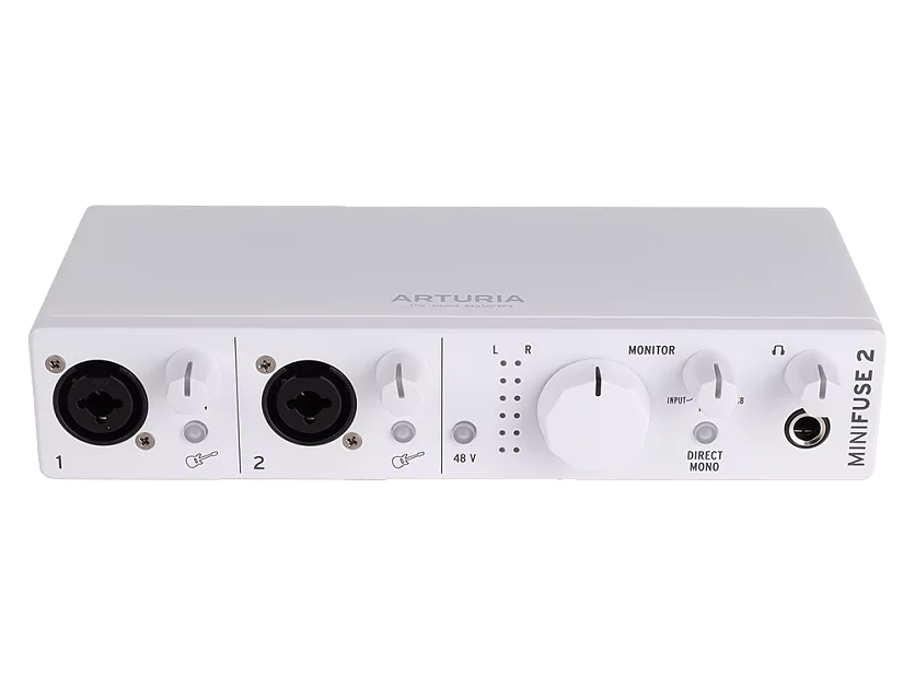 Аудиоинтерфейс USB Arturia MiniFuse Recording Pack White 3