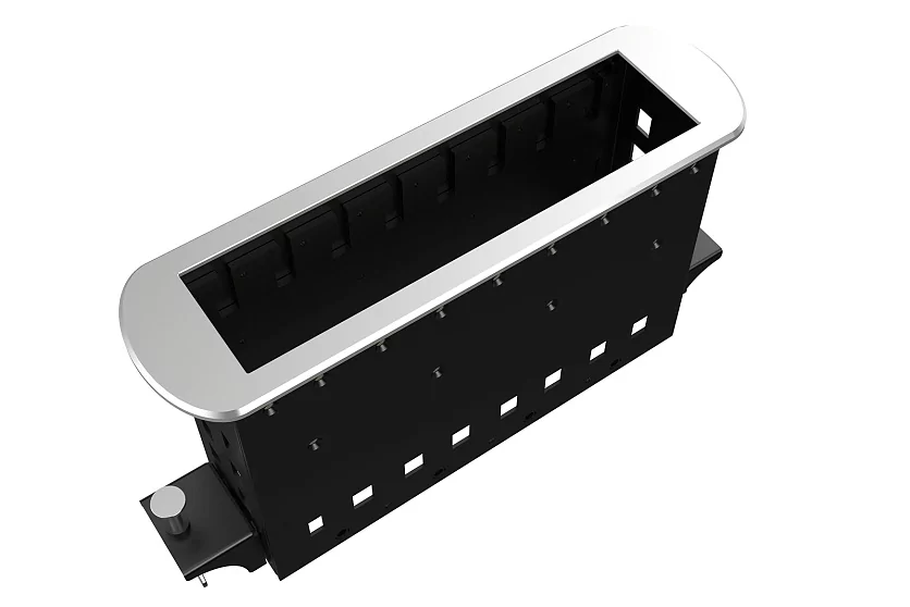Прямоугольный металлический корпус Wize Pro WRTS-M-8BOX-S 2