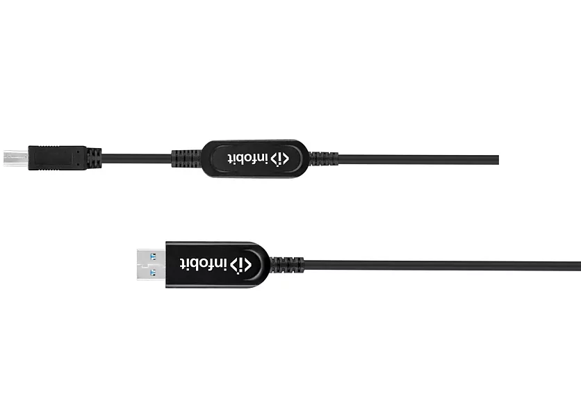 Кабель оптический активный USB 3.1 Gen 2 Infobit U31-AMBM32-25 3