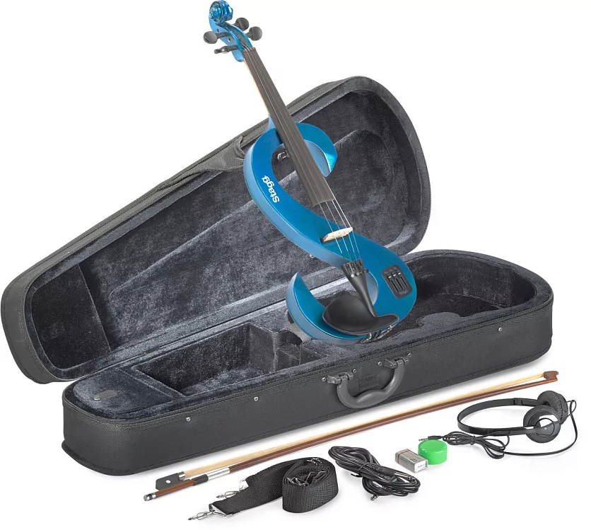 Электроскрипка STAGG EVN-4/4 MBL