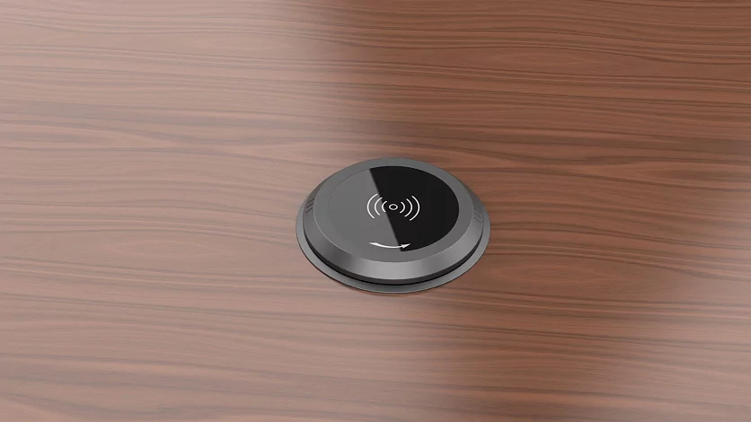 Лючок врезной в стол Wize Pro WRTS-RR-B 10