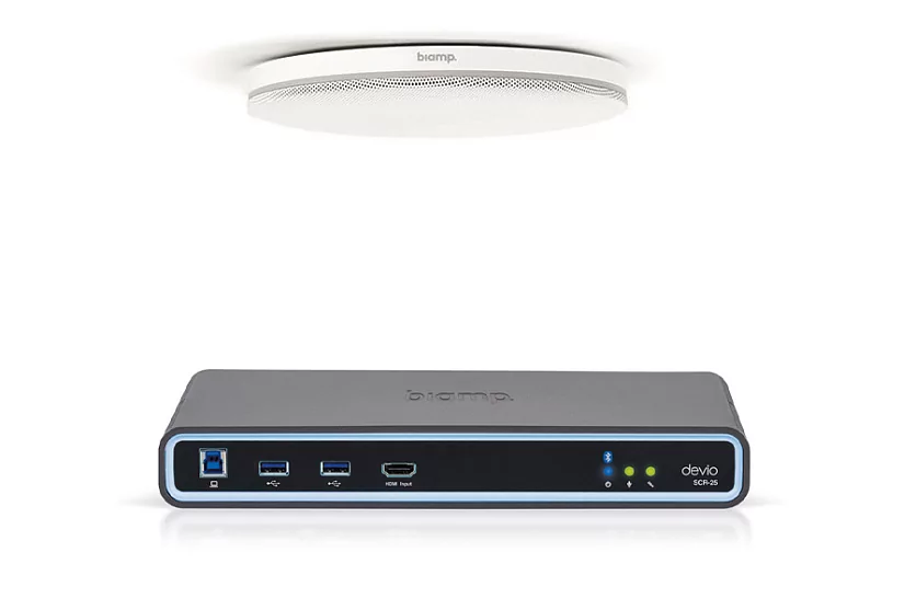 Микрофон с аудиопроцессором Biamp DevioSCR-25CX(White)