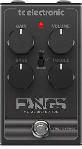 Педаль эффектов TC Electronic FANGS METAL DISTORTION