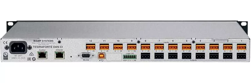 Аудиопроцессор Biamp TesiraFORTE DAN CI 2