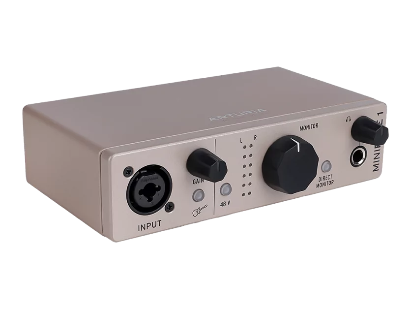 Аудиоинтерфейс USB Arturia MiniFuse 1 Champagne 2