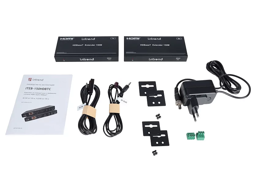 Удлинитель сигнала HDMI Intrend ITEB-150HDBTC 4