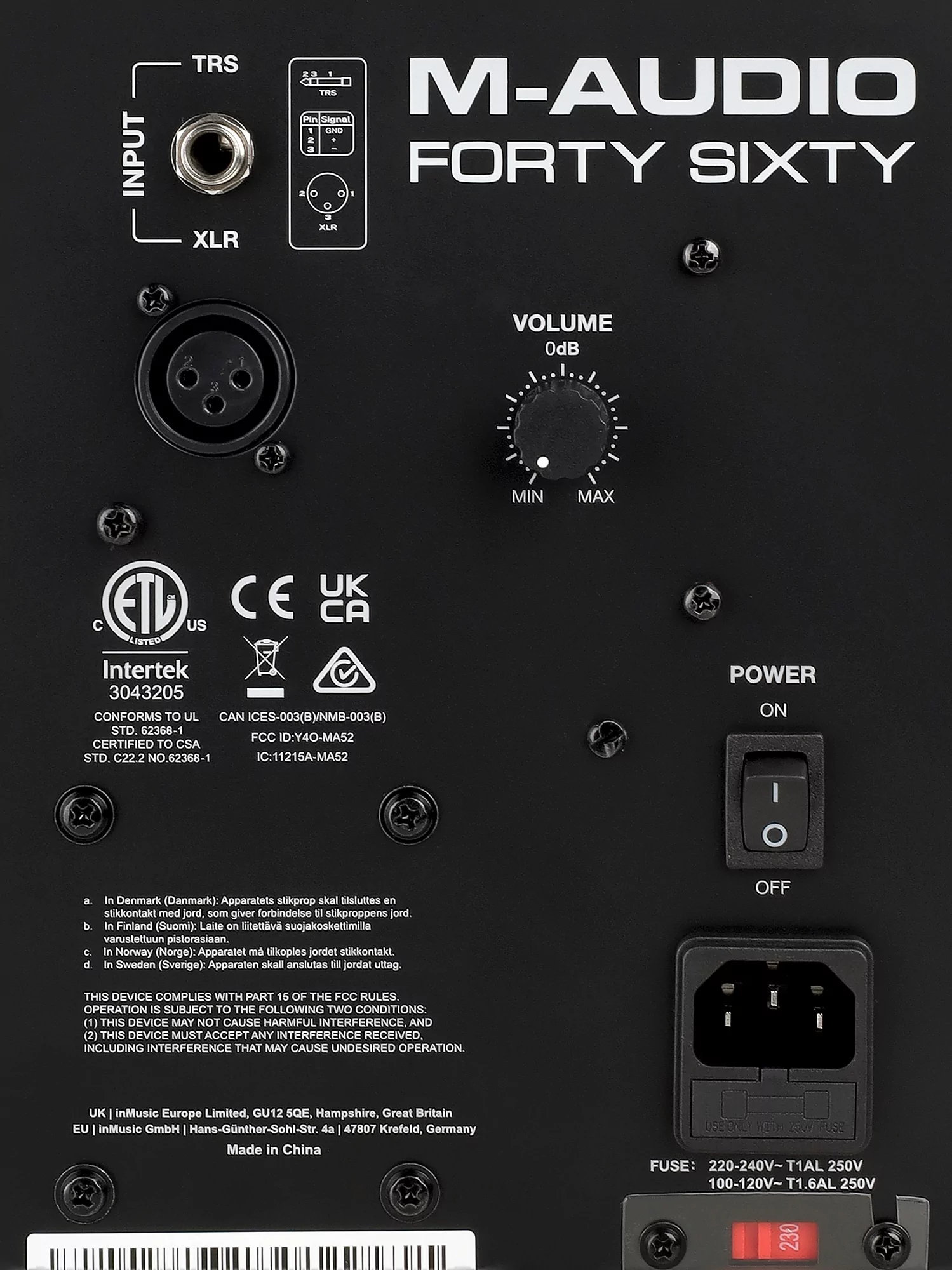 Акустическая система M-audio Forty Sixty 6