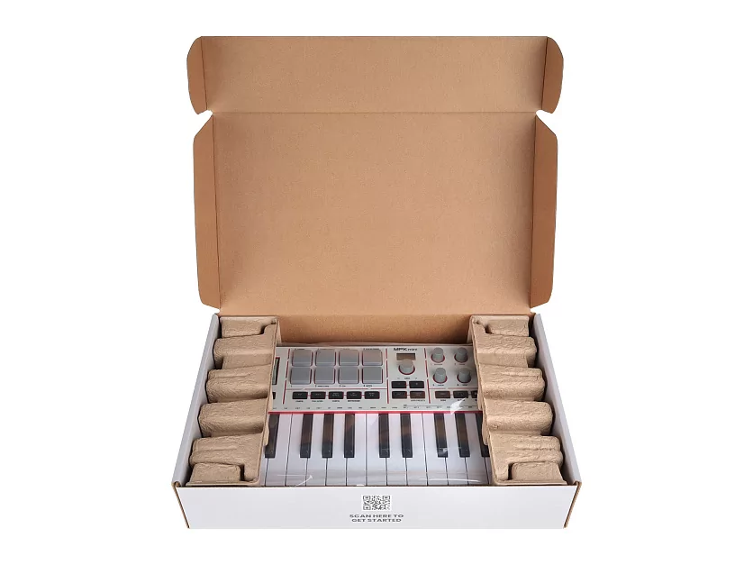 Миди-клавиатура AKAI MPK Mini IV White 13