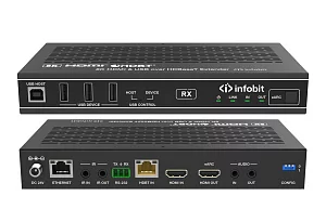 Удлинитель сигнала HDMI,USB Infobit iTrans E90U8K 3