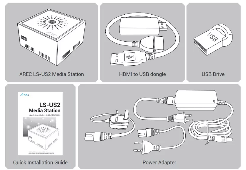 Рекордер AREC LS-US2 3
