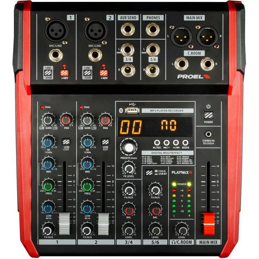 Микшерный пульт PROEL PLAYMIX6 2