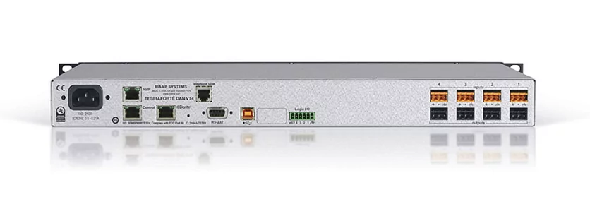 Аудиопроцессор Biamp TesiraFORTE DAN VT4 2