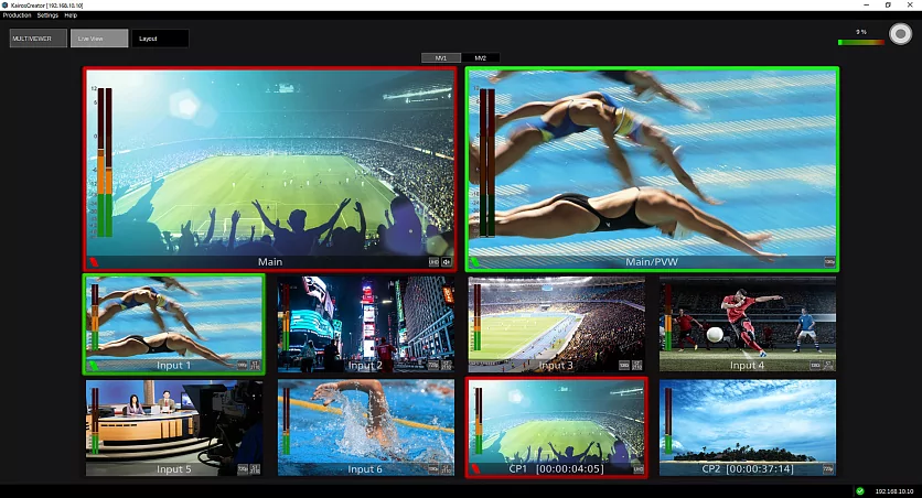 Управление Kairos Core Manager Panasonic AT-SFC10Z 2