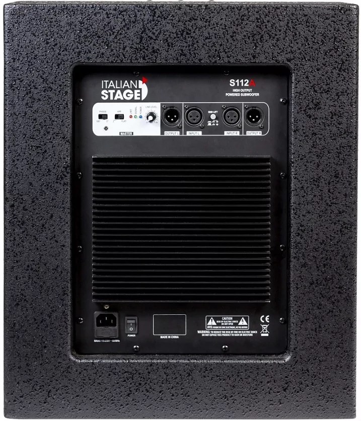Активный сабвуфер ITALIAN STAGE S112A 4