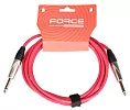 Кабель гитарный FORCE FGC-09/3 RD