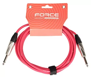 Кабель гитарный FORCE FGC-09/3 RD