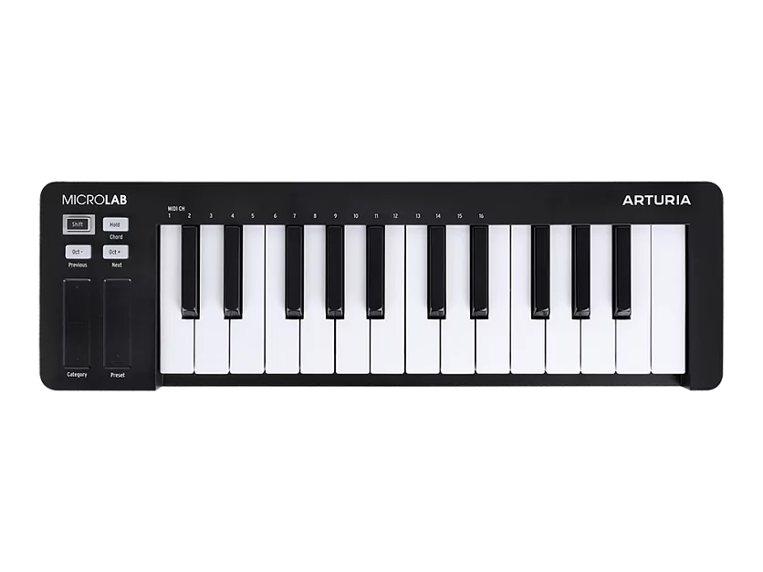 MIDI клавиатура Arturia MicroLab 3 Black