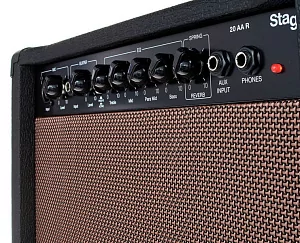 Комбо для электроакустической гитары STAGG 20 AA R 4