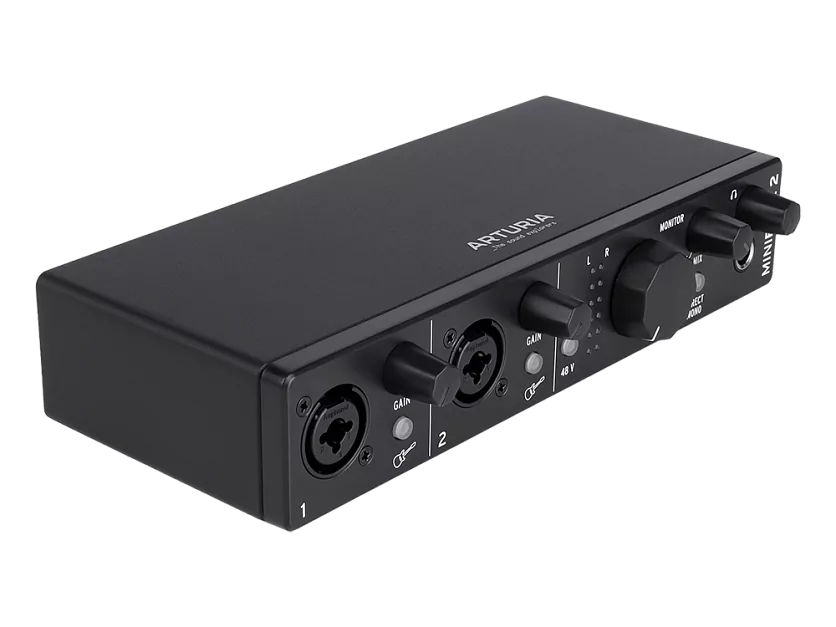 Аудиоинтерфейс USB Arturia MiniFuse Recording Pack Black 2