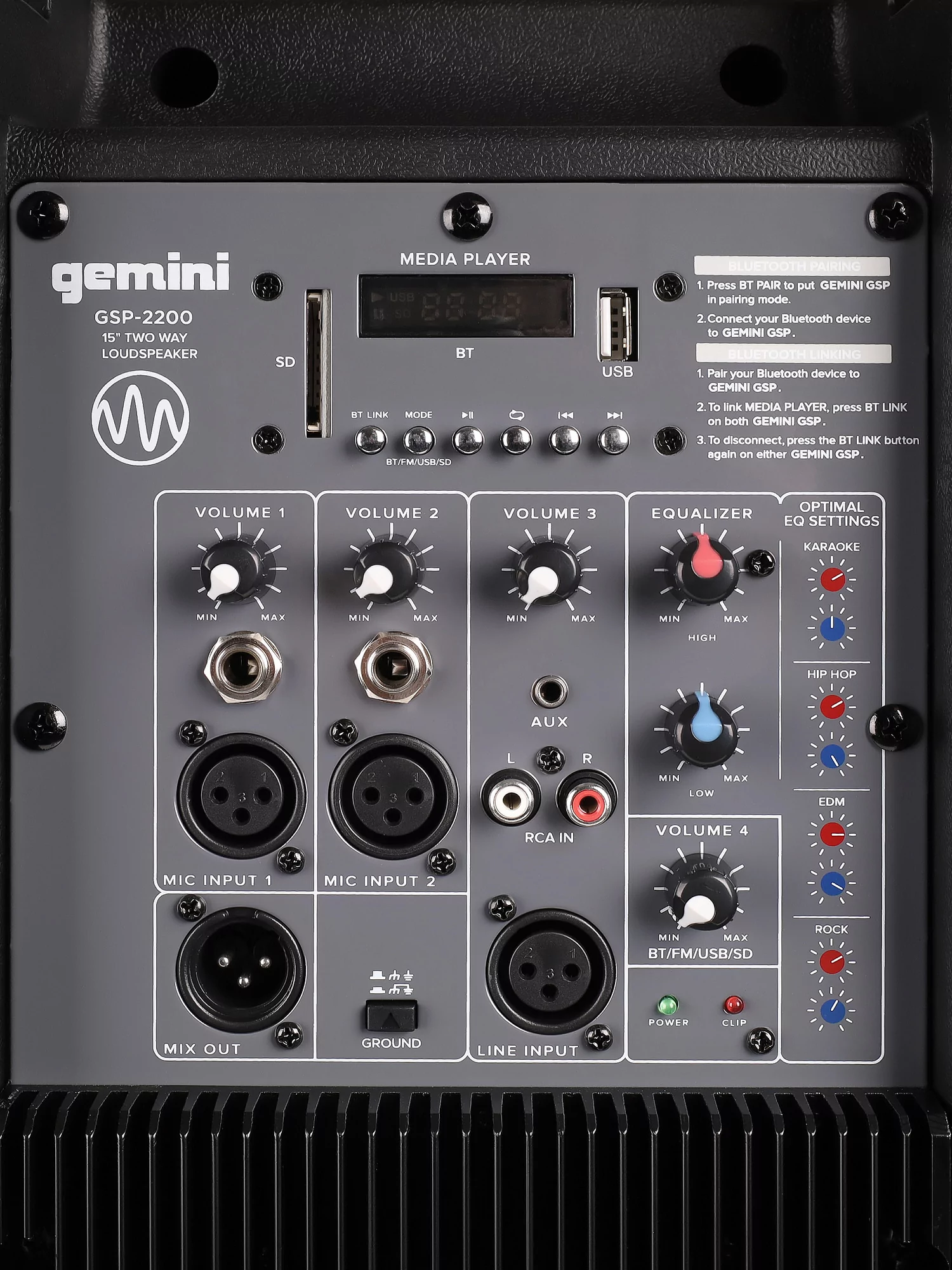 Акустическая система Gemini GSP-2200 17