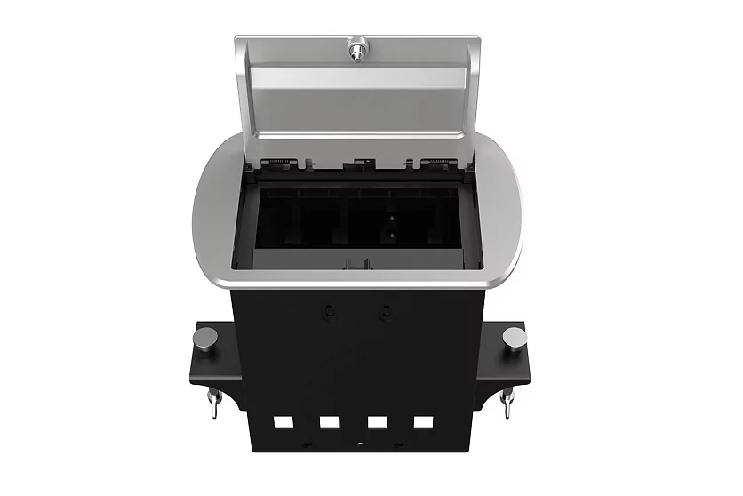 Прямоугольный металлический корпус Wize Pro WRTS-M-4CBOX-S 3