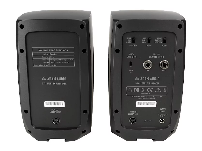 Акустическая система (студийный монитор) Adam D3V Black 13
