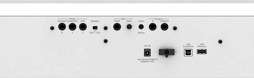 Портативное цифровое пианино ROLAND FP-60X-WH 8