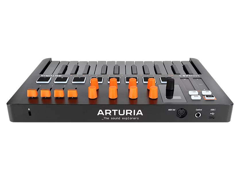MIDI клавиатура Arturia MiniLAB 3 Orange Edition 5