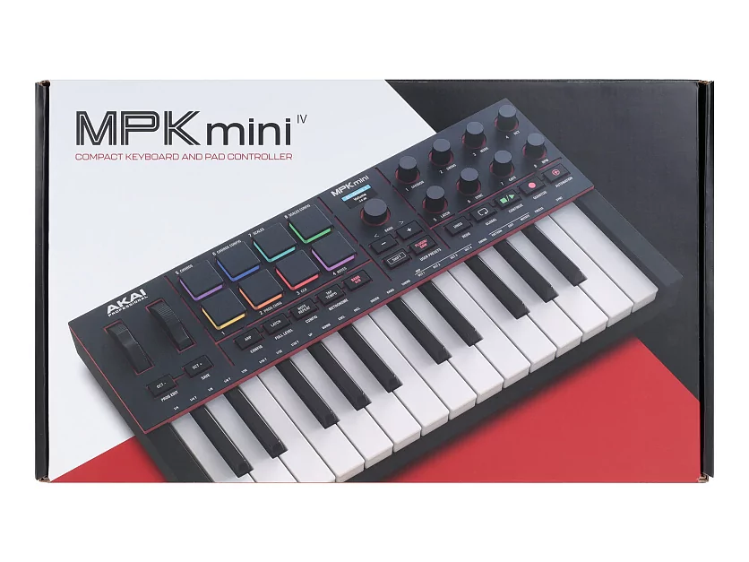 Миди-клавиатура AKAI MPK Mini IV Black 13