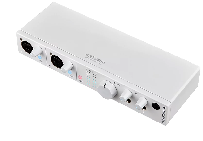 Аудиоинтерфейс USB Arturia MiniFuse 4 White 4