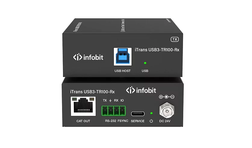 Удлинитель сигнала Infobit iTrans USB3-TR100 3