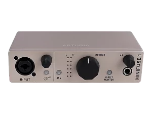 Аудиоинтерфейс USB Arturia MiniFuse 1 Champagne