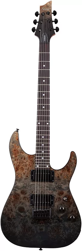 Электрогитара SCHECTER C-1 STANDARD BLACK FADE BURST BURL BFBB