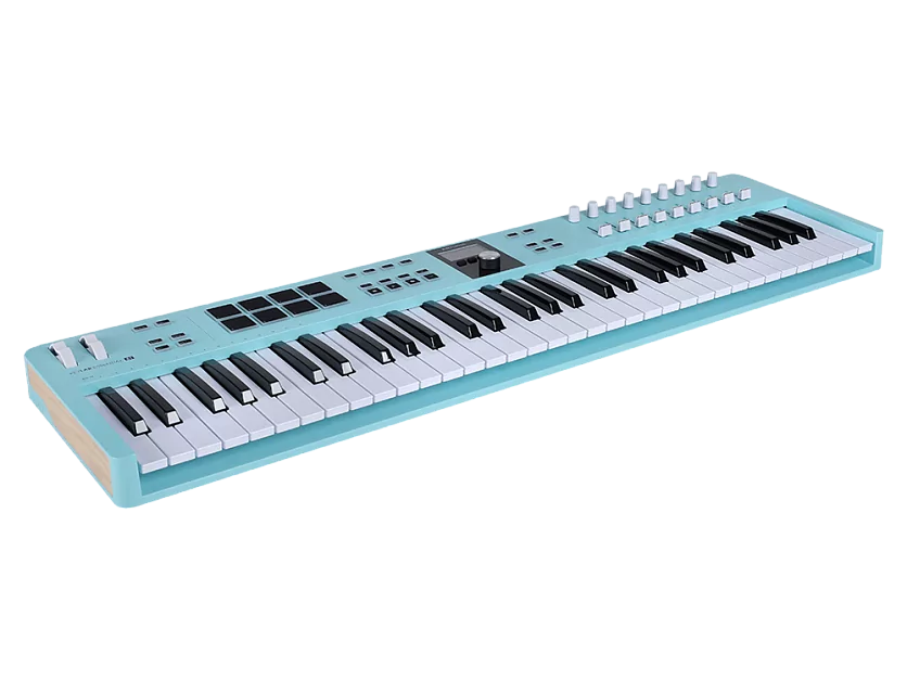 MIDI клавиатура Arturia KeyLab Essential 61 mk3 Aquamarine 2