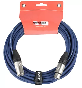 Кабель микрофонный FORCE FMC-05/10 BL 2