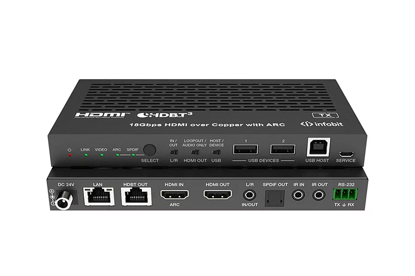 Передатчик сигнала HDMI,USB Infobit iTrans E100V3K-T