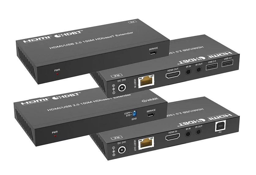 Удлинитель HDMI Infobit E150U2 3