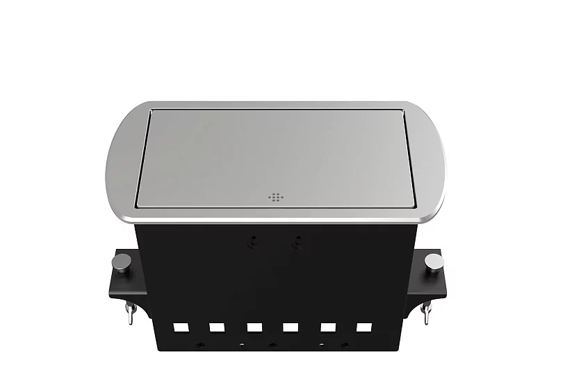 Прямоугольный металлический корпус Wize Pro WRTS-M-6CBOX-S 3