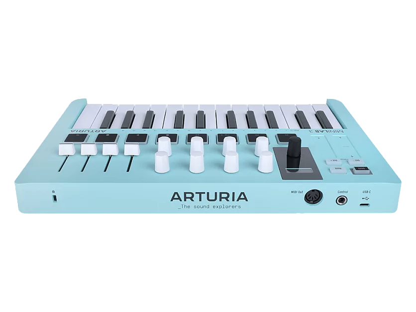 MIDI клавиатура Arturia MiniLAB 3 Aquamarine 6