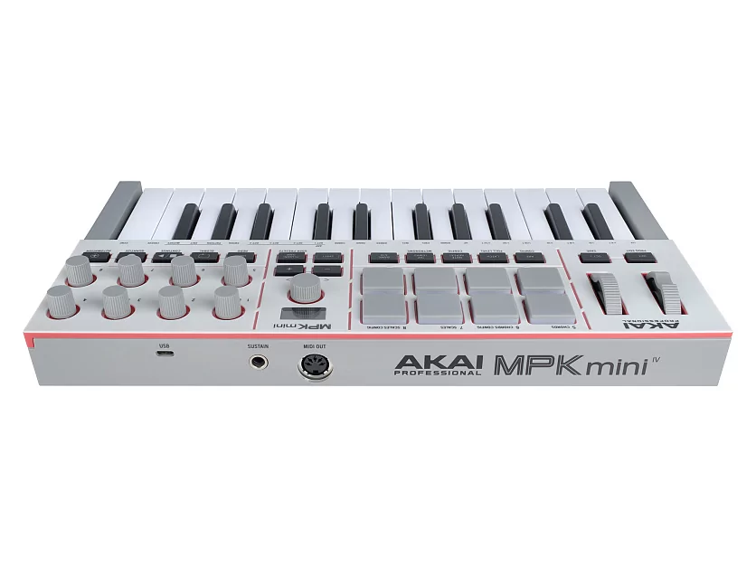 Миди-клавиатура AKAI MPK Mini IV White 5