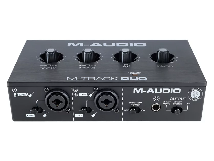Аудиоинтерфейс USB M-audio M-Track Duо 2