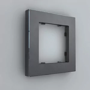 Рамка на 1 пост, графит, Berlin 01 iRidi 01P104