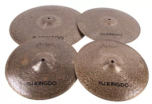 Комплект тарелок: Hi-Hat14" KINGDO ARTIST DARK SET 14"+16"+20" 2