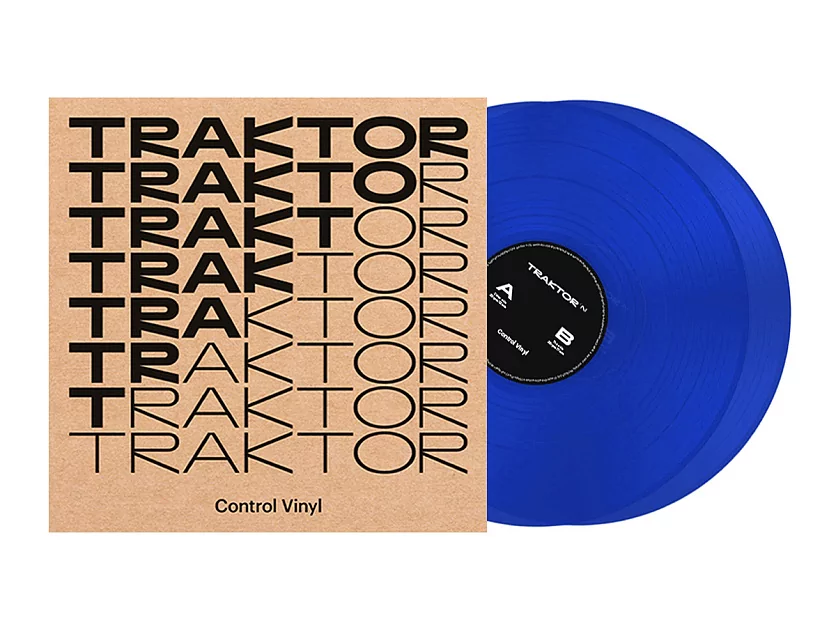 Виниловый диск с таймкодами Native Instruments Traktor Control Vinyl Blue