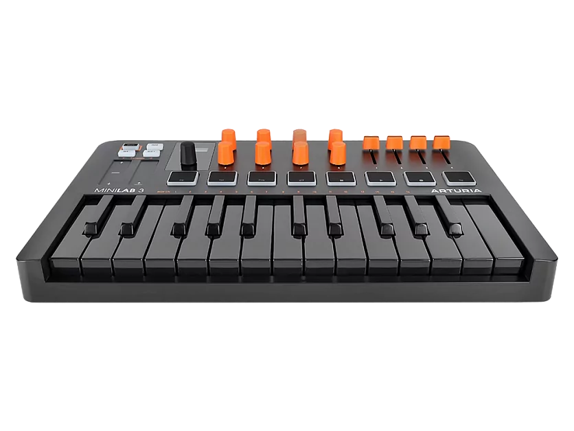 MIDI клавиатура Arturia MiniLAB 3 Orange Edition 3