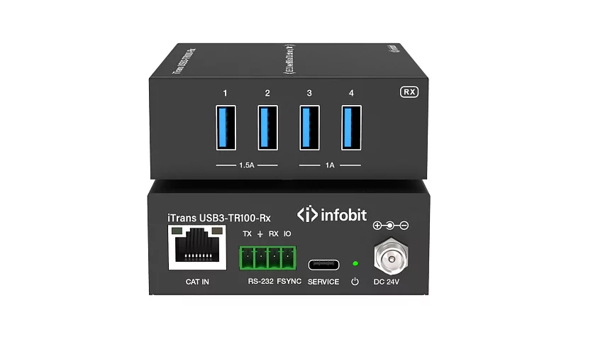 Удлинитель сигнала Infobit iTrans USB3-TR100 2