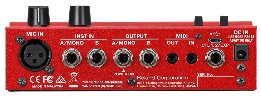 Двухдорожечный лупер и процессор BOSS RC-500 2
