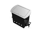Прямоугольный металлический корпус Wize Pro WRTS-M-4CBOX-S 5