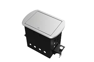 Прямоугольный металлический корпус Wize Pro WRTS-M-4CBOX-S 5