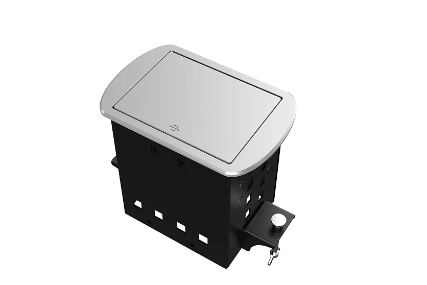 Прямоугольный металлический корпус Wize Pro WRTS-M-4CBOX-S 5